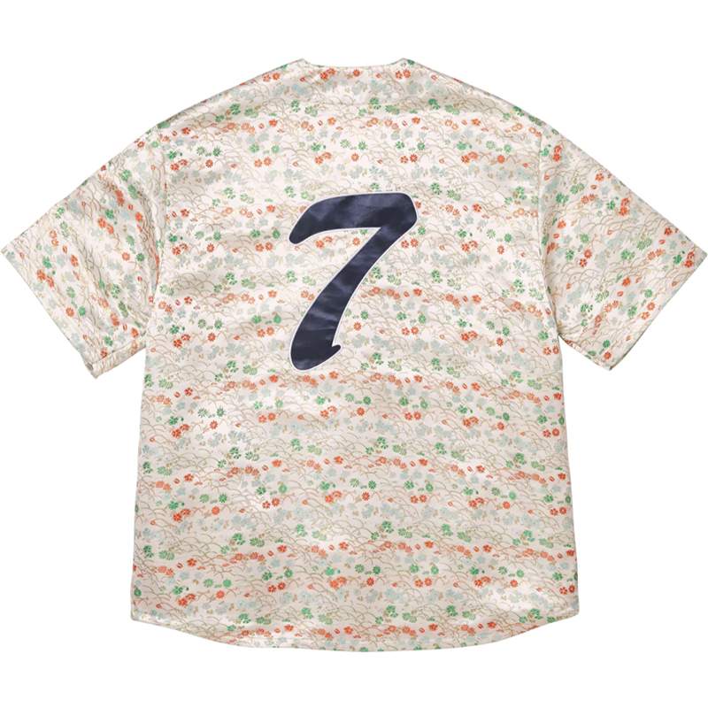 Supreme Floral Jacquard Baseball Jersey