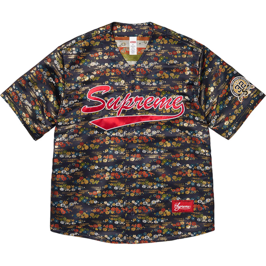 Supreme Floral Jacquard Baseball Jersey
